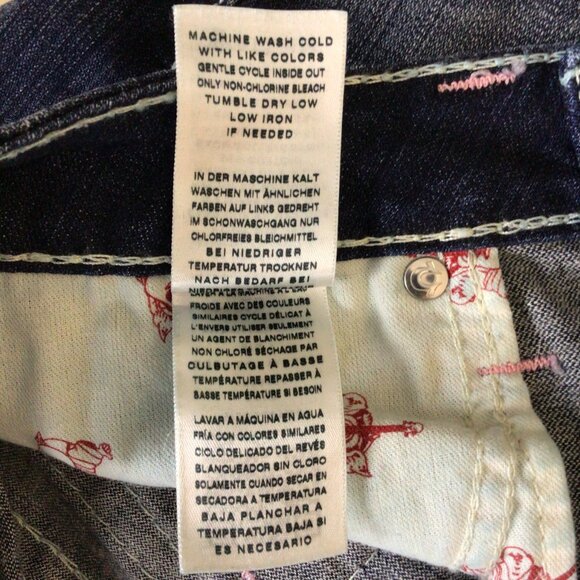 True Religion Women's Dark Blue Boot Cut Jeans - Picture 10 of 11